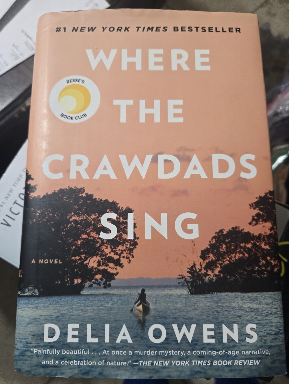 Where the Crawdads Sing by Delia Owens - Peach Cover